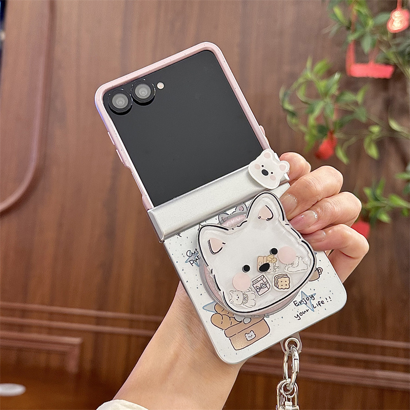 Taco Stand Holder - Kawaii الكرتون جرو المغناطيسي قضية الهاتف
