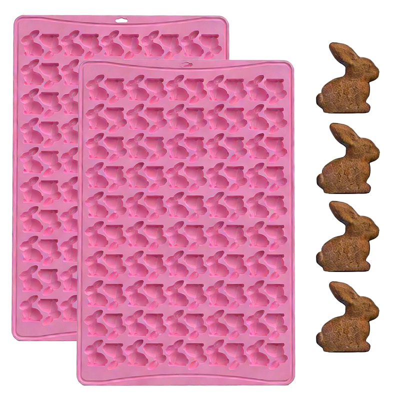 Bunny Cake Mold - قالب سيليكون على شكل أرنب ثلاثي