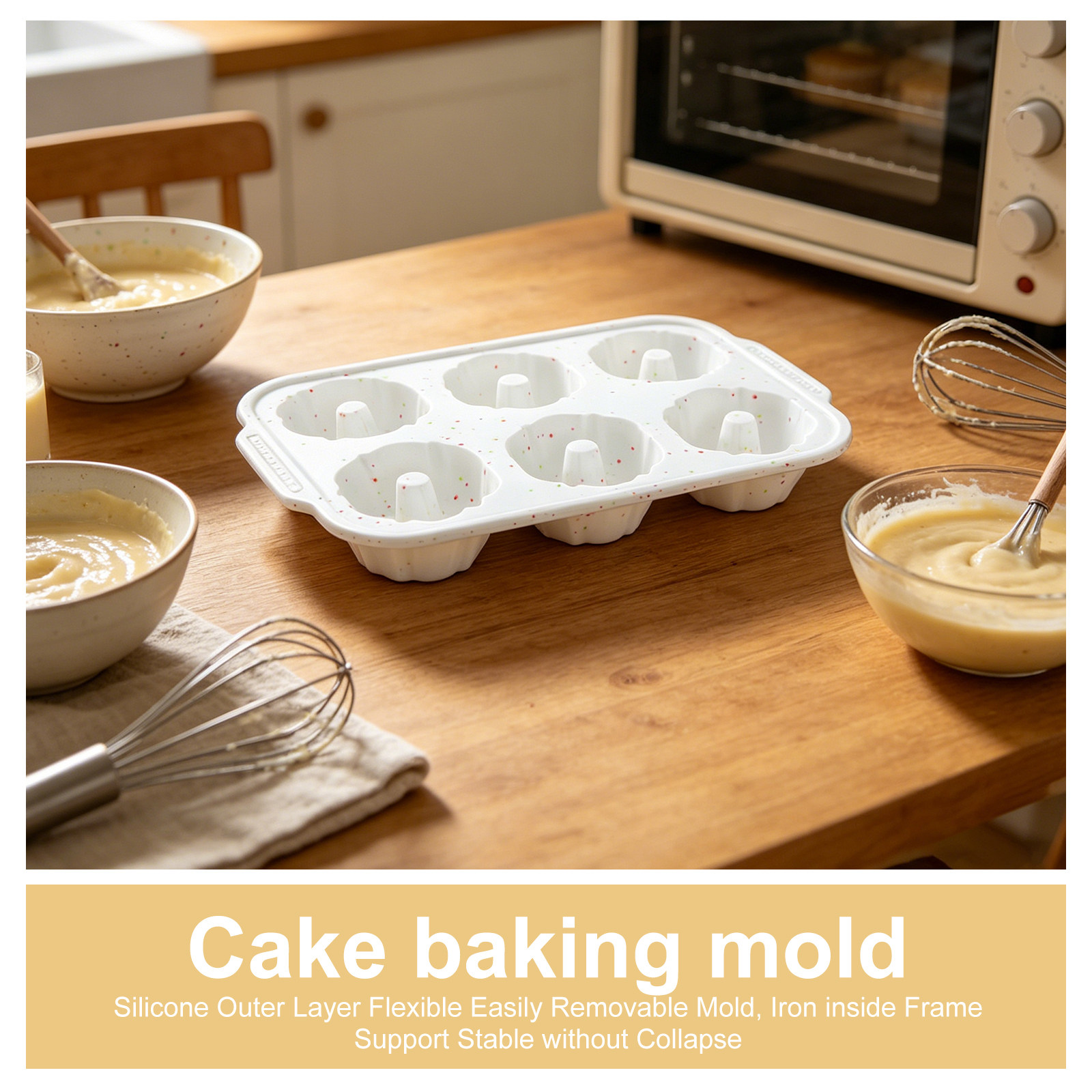 قطعتان من قوالب الخبز السيليكو - مراجعة Donut Mold Silicone وسعره