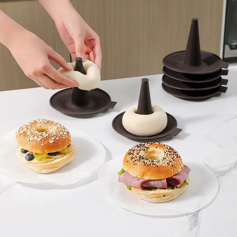 6 قطعة قالب الخبز الخبز دونات  - مراجعة Donut Mold Silicone وسعره