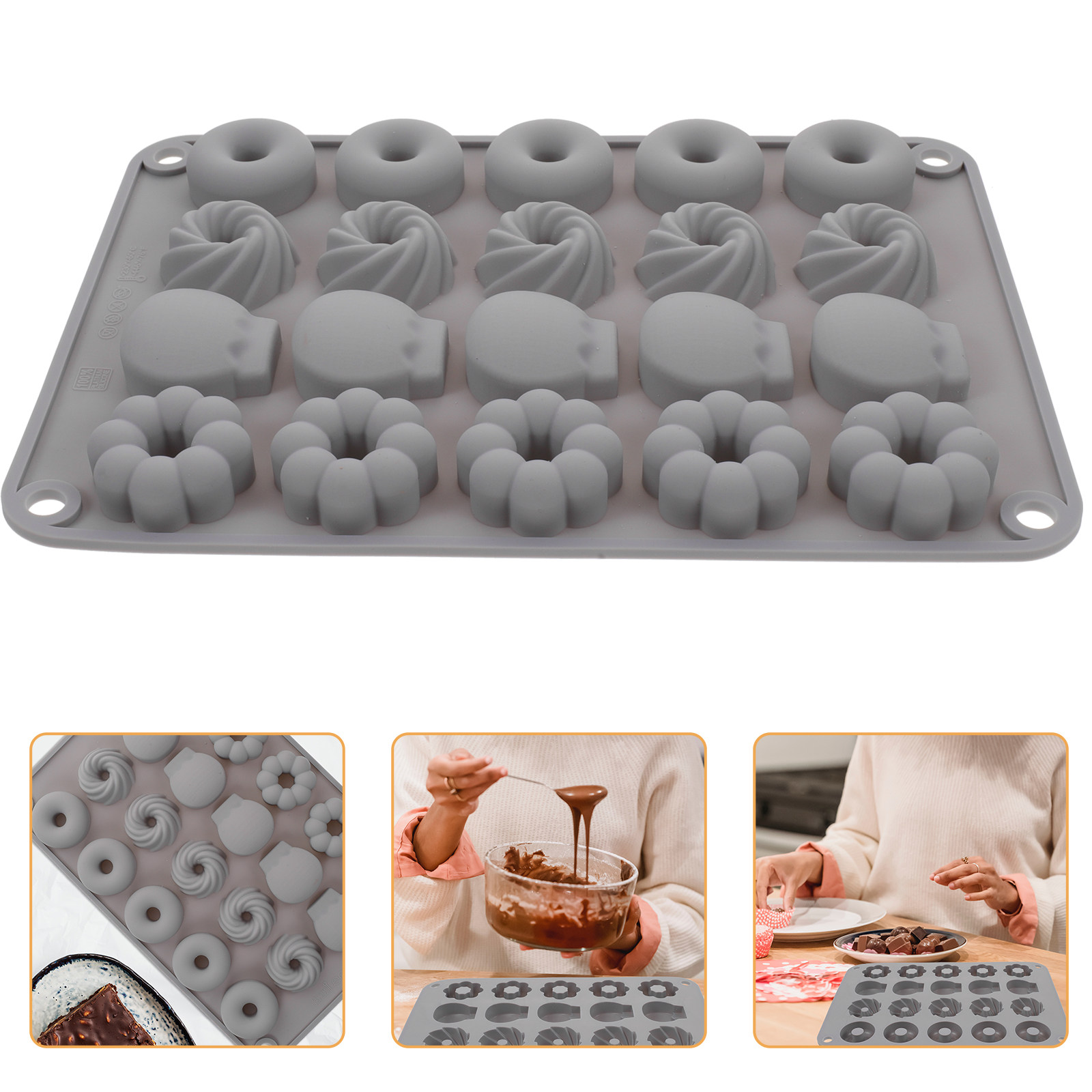 قالب سيليكون صغير لصنع الدونات - مراجعة Donut Mold Silicone وسعره