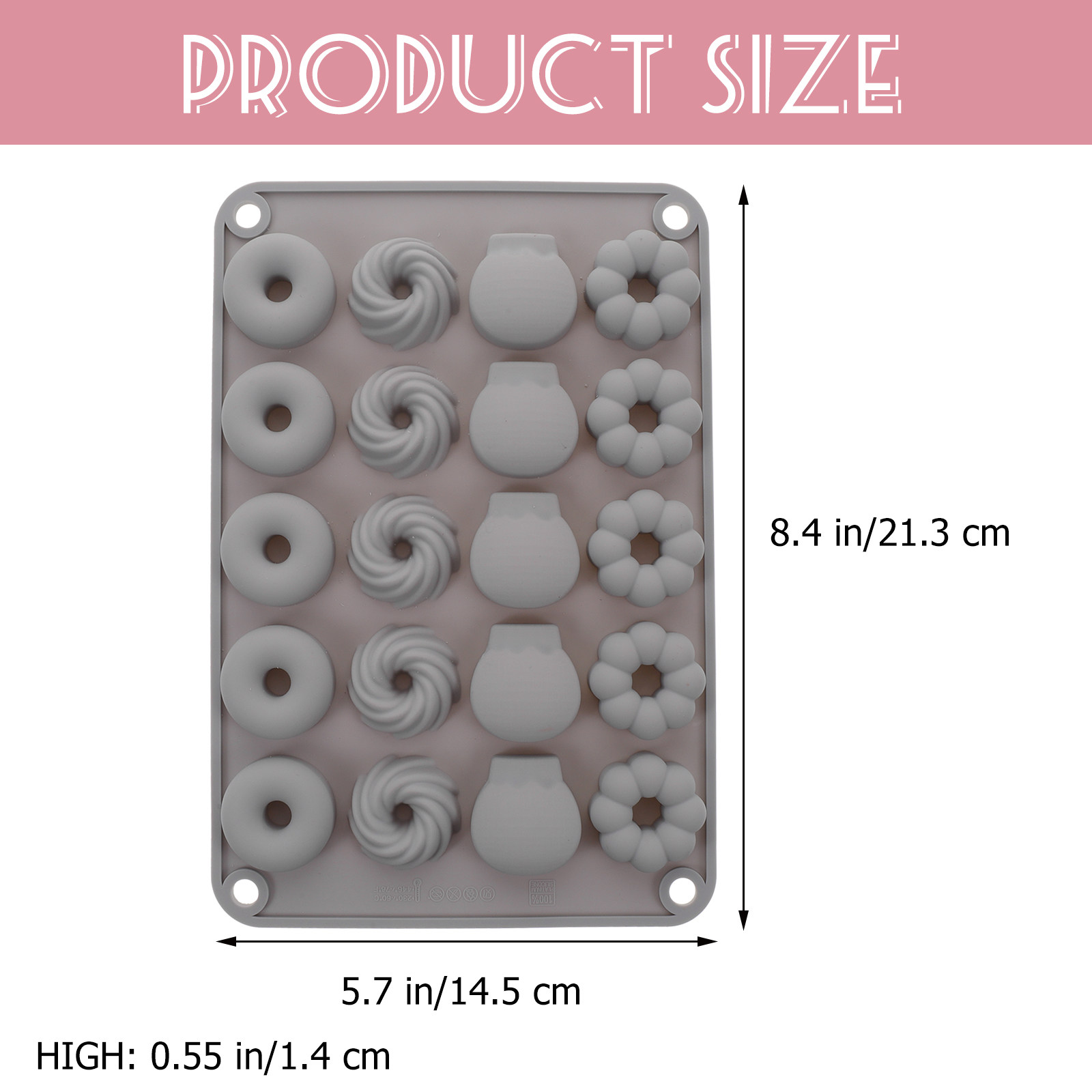 قالب سيليكون صغير لصنع الدونات - مراجعة Donut Mold Silicone وسعره